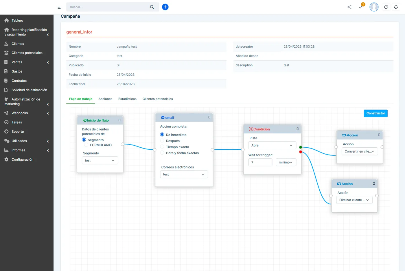 Módulos para software CRM