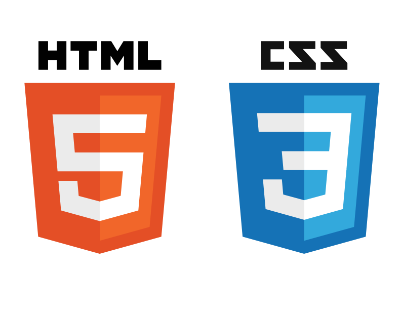 Logotips de HTML i CSS