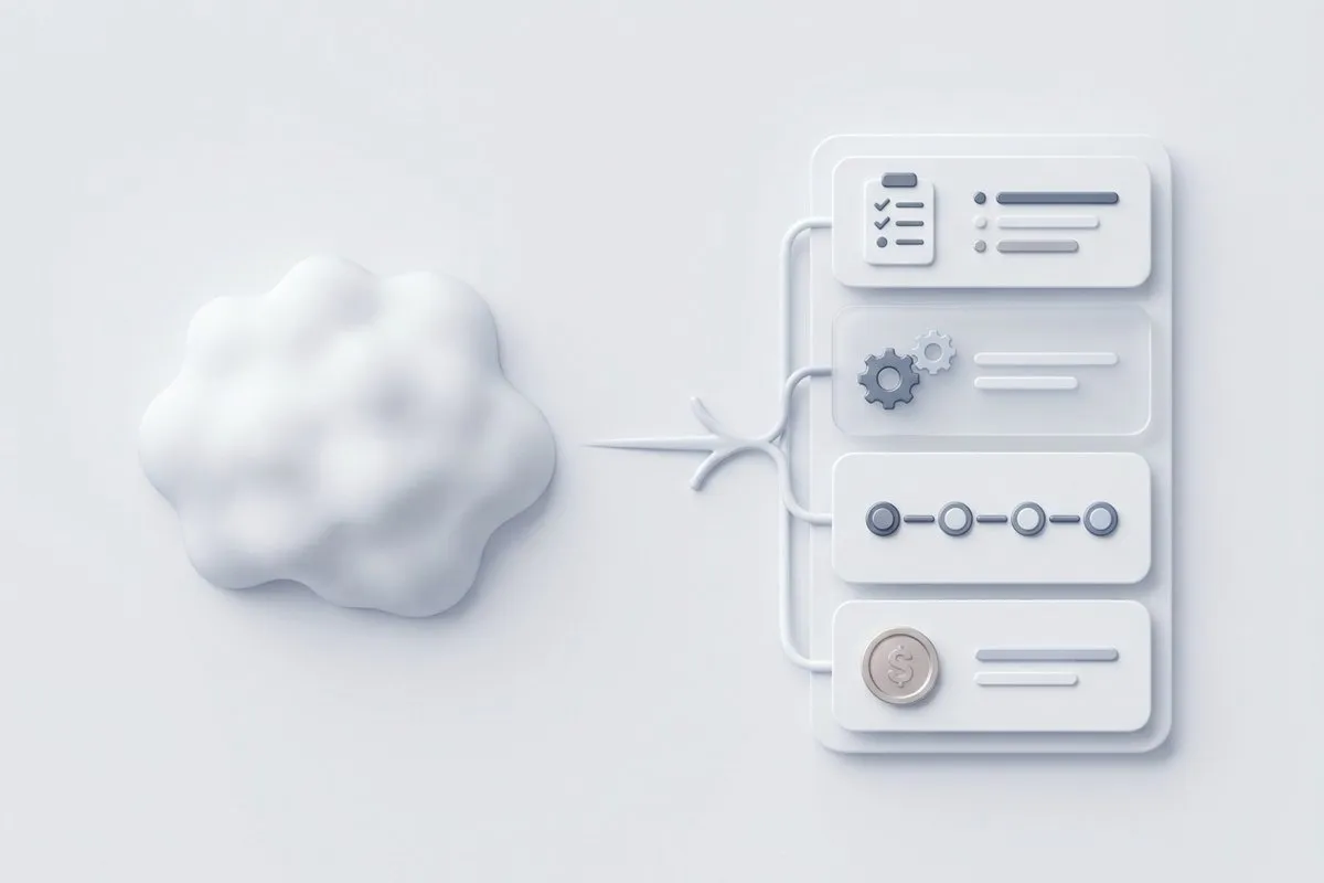 A need turned into a defined project: requirements, technical solution, phases, and cost