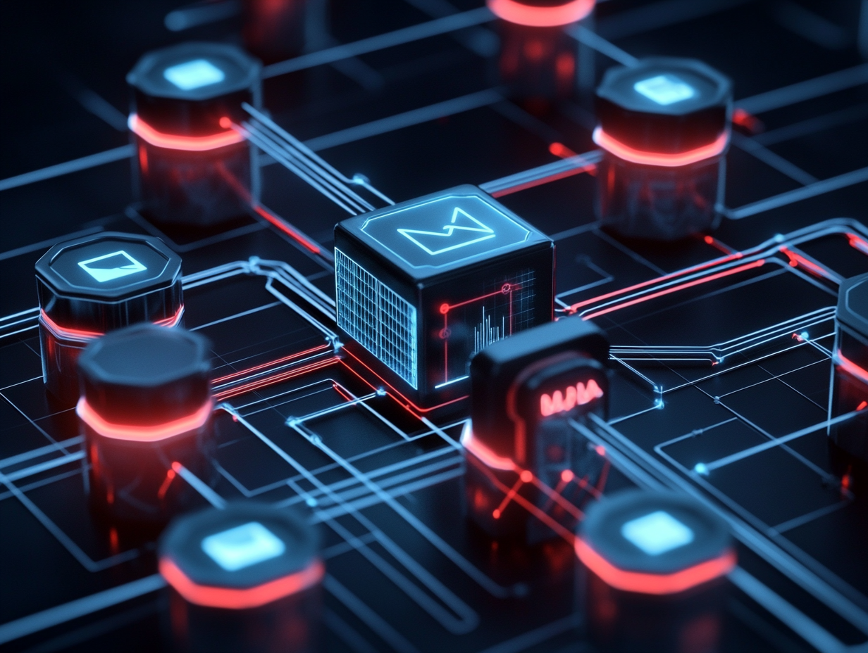 Imatge abstracta per connexions de processos i eines