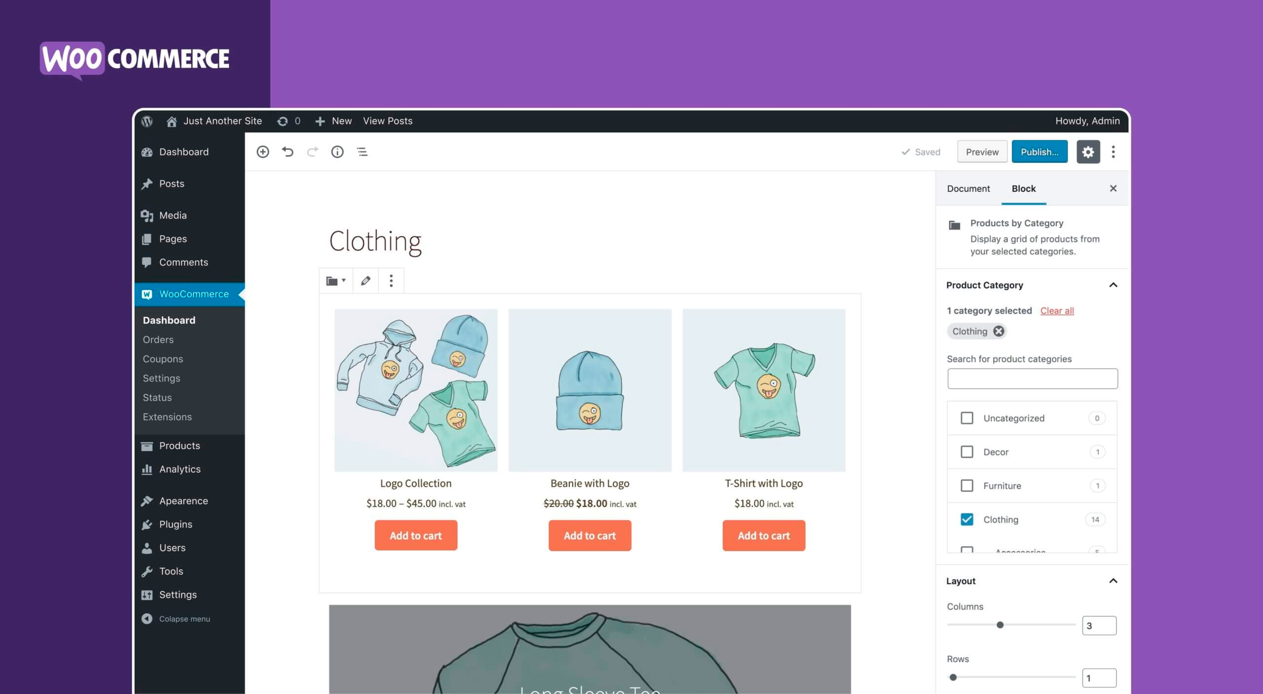 WooCommerce - Panell d'administració de botiga